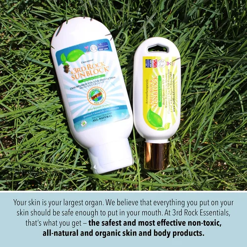 Vista 5 de 3rd Rock Essentials - Loción de protección solar 3rd Rock Sunblock SPF 35, protector solar aromatéutico de zinc orgánico natural para protección