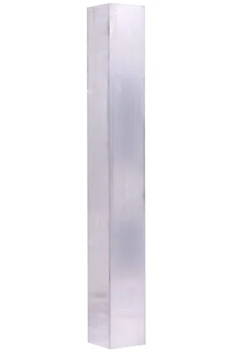 Vista 4 de Barra cuadrada de aluminio de 1-1/2" X 1-1/2" de 12" de largo +0/ -.05" 6061 placa de uso general, T6511 sólido nuevo material de moledor