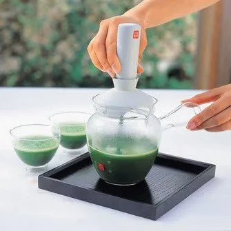 Vista 2 de Hario Juego de té verde matcha con leche