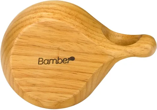 Vista 4 de Bamber Taza de café de madera de la novedad de las tazas reutilizables decorativas de la taza