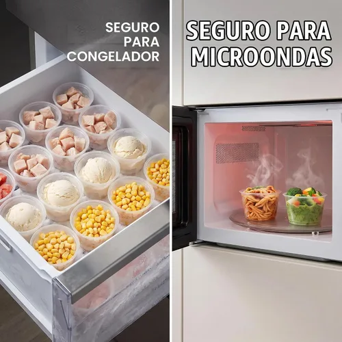 Vista 7 de GGOLDMER 300 Pack 4oz Plastic Portion Cups with No Lids, Condiment Cups
