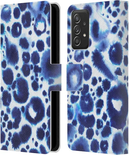 Vista 10 de Head Case Designs Officially Licensed Ninola Color Joy Pattern Abstract Leather Wallet Case Compatible with Samsung Galaxy A53 5G (2022)