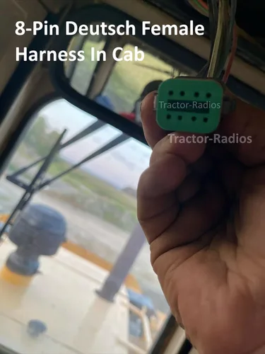 Vista 3 de Caterpillar Plug & Play Tractor Radio Bluetooth Cargador Bulldozer Excavadora Cat TR-1901 12v