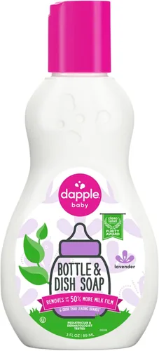 Vista 8 de Repuesto para líquido para lavar platos y botellas de bebé Dapple, sin fragancia, 34 onzas líquidas, DP-035B, 2