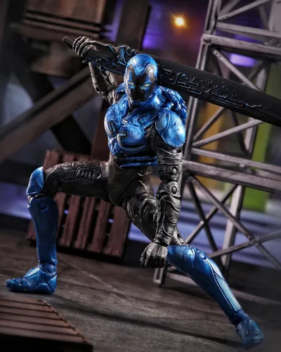 Vista 2 de McFarlane Toys - Figura de acción DC Multiverse Blue Beetle (película de escarabajo azul) de 7 pulgadas