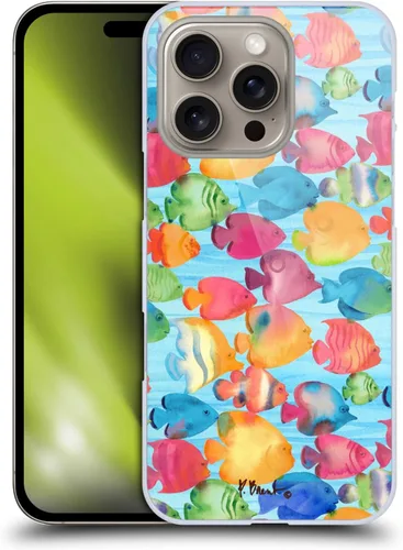 Vista 14 de Head Case Designs Funda rígida con licencia oficial de Paul Brent Agate Mermaid Coastal compatible con Apple iPhone 16 Pro