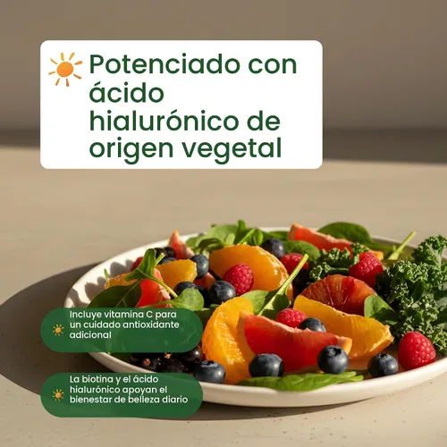 Vista 6 de NatureBell Suplementos de ácido hialurónico, 250mg de ácido hialurónico con 25mg de vitamina C por porción, 200 cápsulas, apoya la hidratación