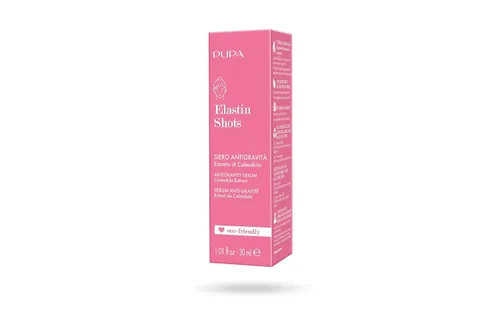 Vista 2 de PUPA Milano Elastin Shots - Suero facial antigravedad, mejora la elasticidad de la piel, defiende la piel contra los procesos de envejecimiento