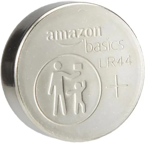 Vista 2 de Amazon Basics paquete de 6 pilas de botón LR44 alcalinas, 1.5 voltios, energía duradera, sin mercurio