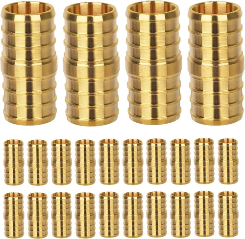 Vista 28 de Acoplamiento Pex de 1/2", Accesorios Pex, Accesorios de Engaste de Latón de Alta Resistencia para Tubos PEX con Construcción Resistente a Fugas