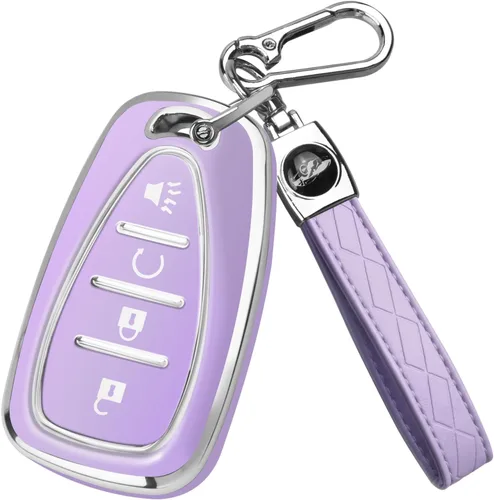 Vista 14 de FT FUNTOR Funda para llavero Chevy con llavero, 3 botones