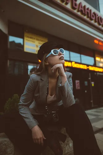 Vista 4 de The Fresh Gafas de sol Clout Oval Mod Retro Vintage Kurt Cobain inspiradas gafas de sol redondas caja de regalo