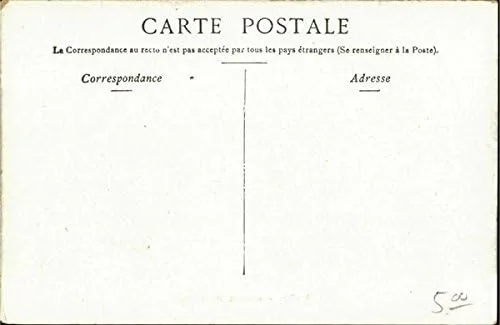 Vista 2 de Vichy Hopital Militaire Vichy, Francia Postal antigua original