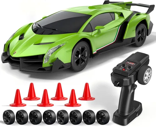 Vista 11 de Axirata Lamborghini - Coche de juguete Lamborghini a escala 1:24 (azul)