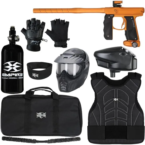 Vista 9 de Action Village Empire Mini GS TP Level 3 Kit de pistola de paintball protector