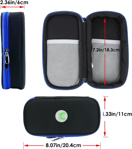 Vista 3 de YOUSHARES Estuche de Viaje Refrigerador de Insulina - Organizador Aislado de Medicamentos para Diabéticos Bolsa de Enfriamiento Portátil para Pluma