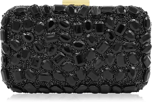 Vista 18 de Milisente Clutch Purses For Women Crystal Clutches Evening Bags Gemstone Clutch Purse For Wedding Formal