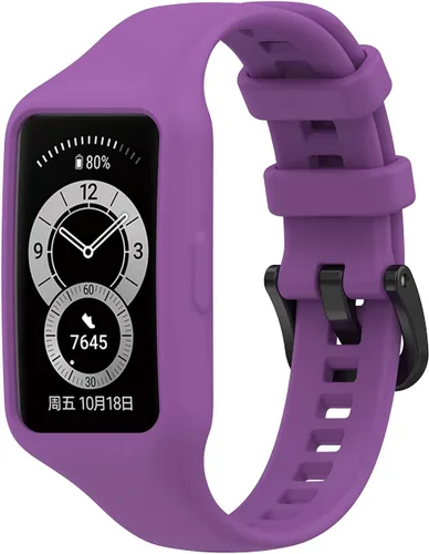 Vista 13 de Senter Correa de repuesto de goma suave de liberación rápida para Huawei Band 7 Smart Watch 10 pzas