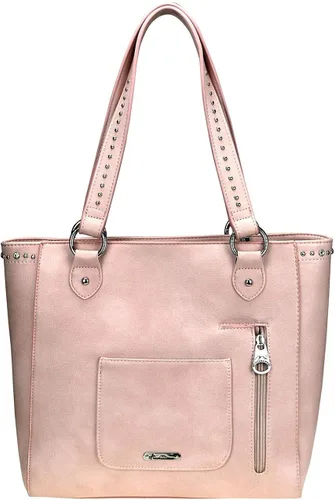 Vista 3 de Montana West Western - Bolso de mano con flecos cruzados