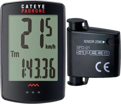 Vista 13 de CATEYE Computadora Inalámbrica para Bicicleta Padrone – Ciclocomputadora con Pantalla de Gran Tamaño, Velocímetro y Odómetro Inalámbricos, Montaje