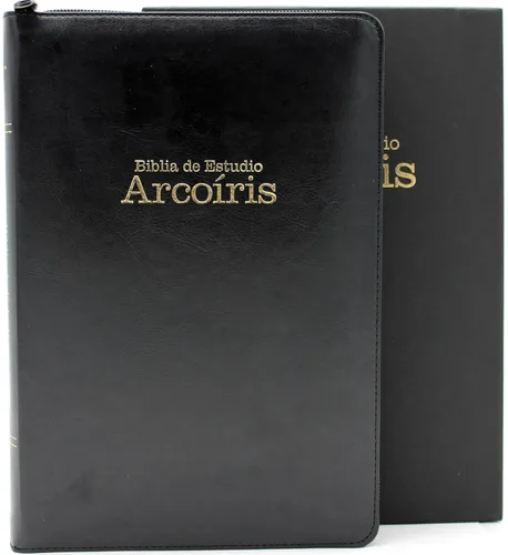 Vista 5 de Biblia de Estudio Arco Iris Reina Valera 1960 con Cierre e Indice en Español Imitation Leather – 1 Diciembre 2020