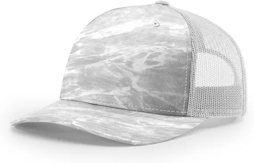 Vista 16 de Richardson 112 - Gorra de camionero de 5 paneles de alta calidad, ajustable, gorra Richardson en blanco estructurada Bark Duck Camo / Marrón
