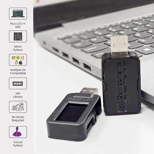 Vista 5 de HackyPi - Ultimate DIY USB Hacking Tool for Security Professionals and Ethical Hackers, DIY Programmable Hacking USB for Educational Purposes