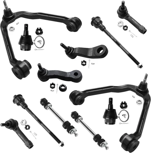 Vista 32 de Detroit Axle - Kit de extremo delantero para Hyundai Sonata XG350 XG300 Kia Optima, 2 brazos de control superiores con juntas de bola, 2 brazos