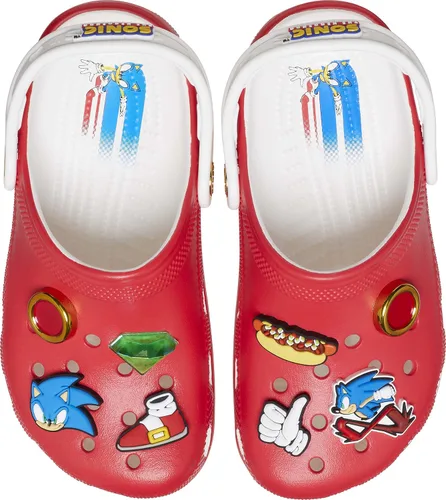 Vista 4 de Crocs Unisex-Child Sonic The Hedgehog Classic Clogs, Kids and Toddler Shoes
