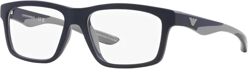 Vista 2 de Emporio Armani Ea3220u - Lentes de sol rectangulares de ajuste universal para hombre