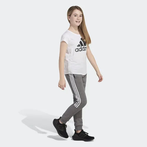 Vista 5 de adidas Joggers de vellón de algodón para niñas, Carbón Gris