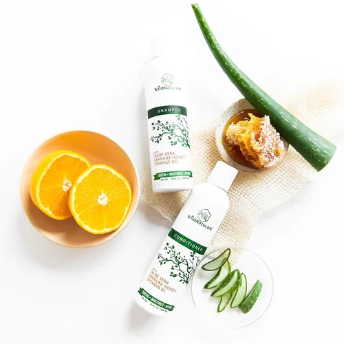 Vista 7 de Acondicionador hidratante natural para el cuero cabelludo seco y con picazón, acondicionador hidratante sin sulfatos para la caspa con aloe vera