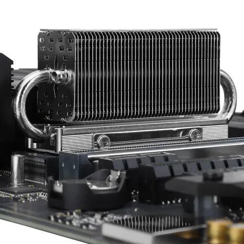 Vista 7 de Thermalright HR10 2280 SSD Enfriamiento disipador de calor, disipador de calor de doble cara, tubos de calor de 4 × 0.197 in, con almohadilla