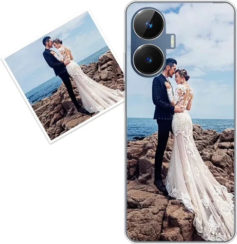 Vista 200 de Funda personalizada compatible con Oppo A1 Pro, fundas de teléfono personalizadas con imagen de foto, imagen de texto, cubierta transparente
