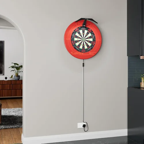 Vista 7 de Target Darts Tablero de Dardos LED - Iluminación de Tablero de Dardos Brillante Cable Extra Largo de 3m Se Ajusta de Forma Segura a Todos