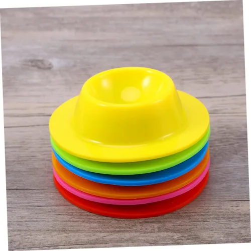 Vista 5 de TIDTALEO 6 uds. Tazas de huevo de silicona para huevos escalfados, mini cocina de huevos, utensilios de cocina de silicona para huevos, mini huevos