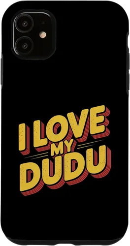 Vista 8 de I Love My DuDu Friends Parents Lover Family Gathering - Carcasa para iPhone 16