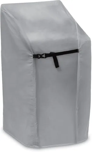 Vista 3 de Protective Covers Funda para silla apilable resistente a la intemperie, color tostado, 28.5 pulgadas de largo x 35.5 pulgadas de ancho x 46 pulgadas