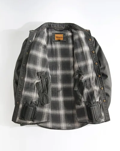 Vista 3 de Venado Chaqueta de gamuza de algodón oculta