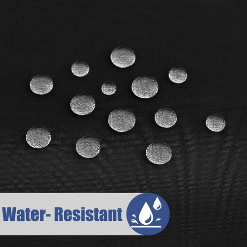 Vista 7 de Moosfor Paquete de 6 manteles cuadrados de elastano, manteles elásticos ajustables para pícnic, cubierta de mesa de patio elástica lavable para Negro