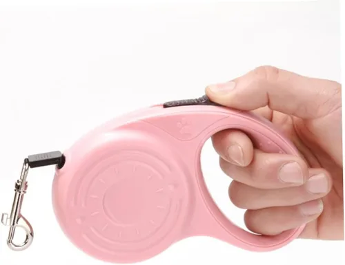 Vista 7 de Retractable Pet Leash Automatic Nylon Dog Lead 5m Extendable Traction Rope for Cat
