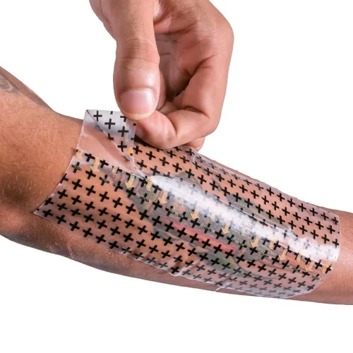 Vista 6 de Recovery Derm Shield - Rollo de vendas para el cuidado posterior de tatuajes, adhesivas, transparentes e impermeables