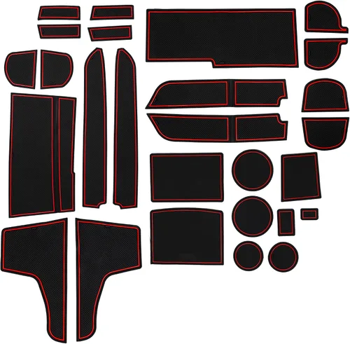 Vista 7 de CupHolderHero Compatible con accesorios Nissan Frontier 2005-2024 - Insertos de portavasos antideslizantes para interiores de alta calidad Franja