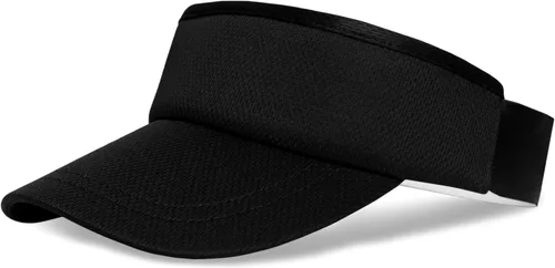 Vista 3 de Headsweats Visera solar unisex para adultos, ligera, rendimiento Negro