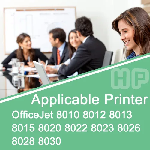 Vista 2 de 915XL Cartucho de tinta de repuesto compatible con HP 915XL, para impresoras HP OfficeJet 8010 8012 8013 8015 8020 8022 8023 8026 8028 8030, 1 negro