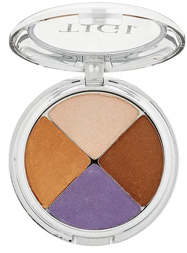 Vista 4 de TIGI Cosmetics - Sombra de ojos cuádruple de alta densidad, Posh, 0.32 onzas