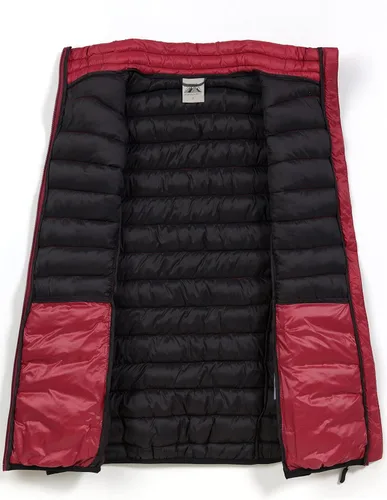 Vista 4 de Mapamyumco Chaleco acolchado ligero de invierno para mujer, chaquetas sin mangas plegables con aislamiento reciclado