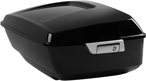 Vista 6 de XFMT Maletero de Motocicleta 34,8 cm de Negro Mate para Harley Touring Road King Street Glide Road Glide Electra Glide Ultra Classic '14-Posterior