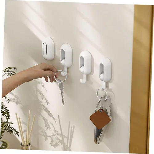 Vista 6 de 4 ganchos universales giratorios para toallas, gancho para toallas, colgador de pared, faroles, colgador de cocina, ganchos para colgar en la pared