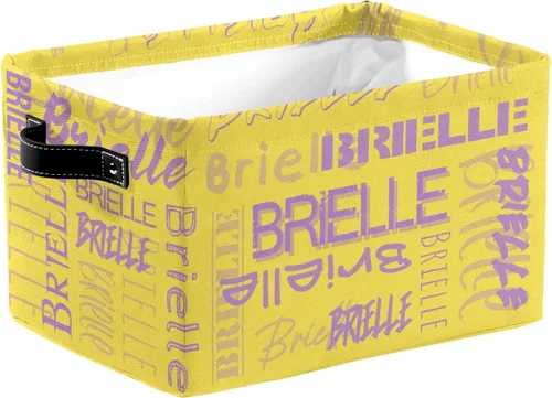 Vista 17 de Contenedores de almacenamiento personalizados con nombre para niños, canastas organizadoras con asas para organizar juguetes de niños y niñas